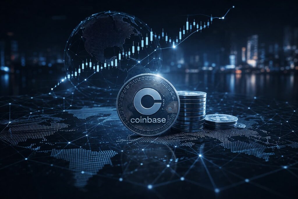 Coinbase cyberattaque fuite de données utilisateurs cryptomonnaies graphique hausse bitcoin sécurité plateforme crypto