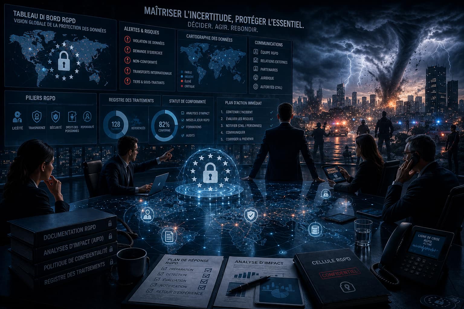 gestion des risques entreprise analyse stratégique anticipation menaces cybersécurité risk advisory consulting